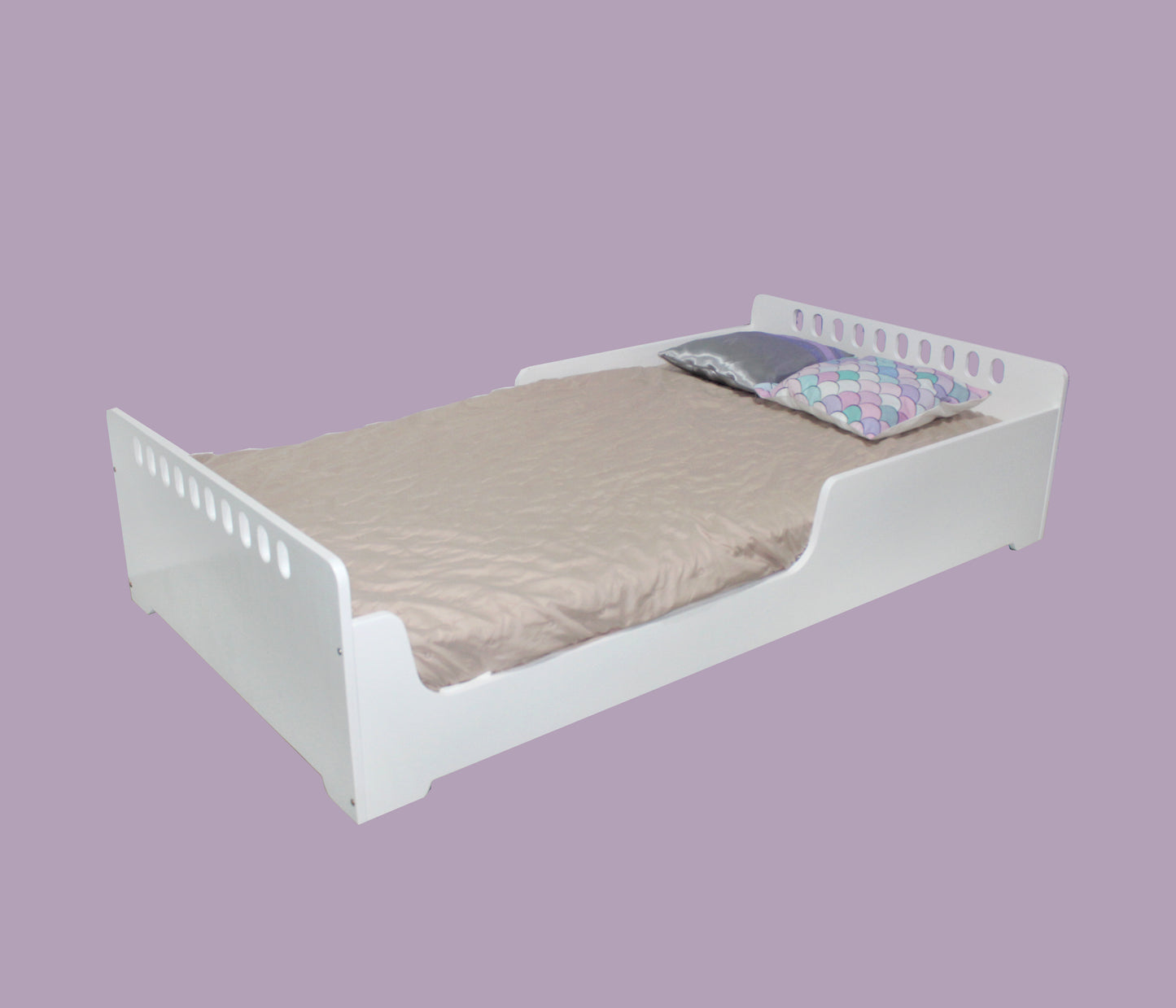 Cama Montessori De Madera De Pino recamara infantil mod. Teddy +vendida