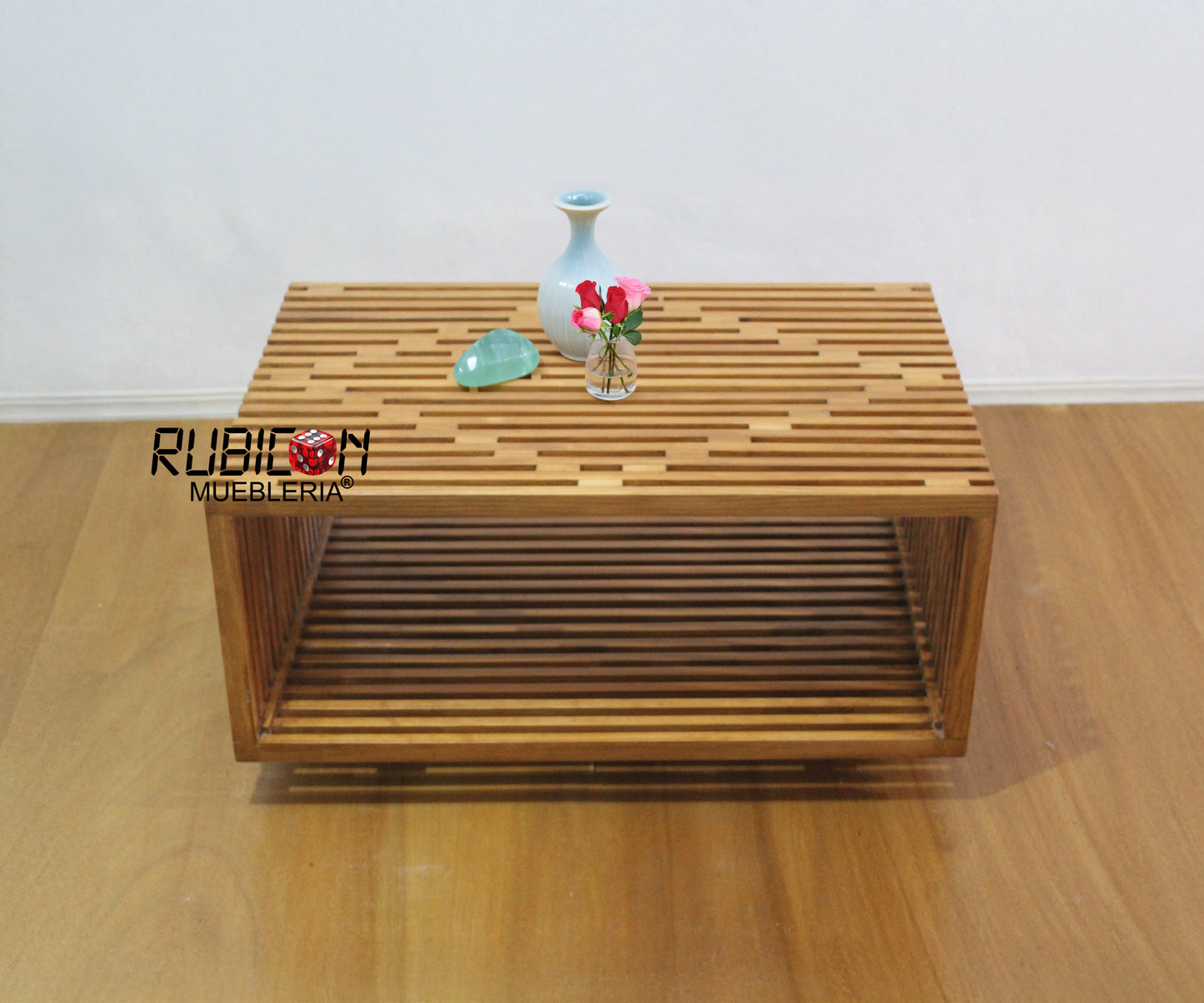 Mesa de centro de madera de pino mesita para sala