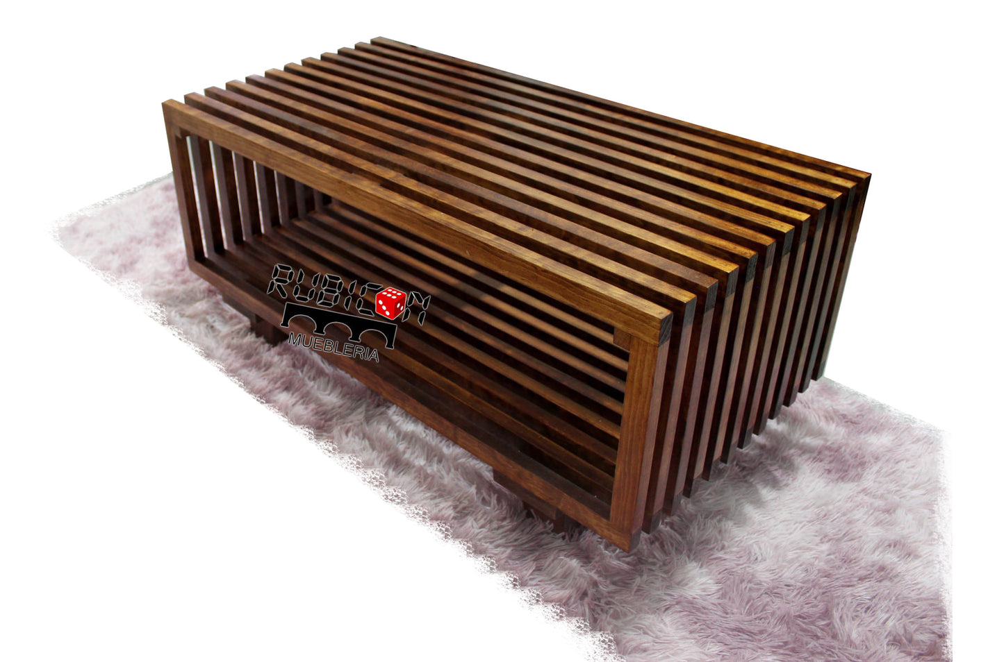Mesa de centro de madera de pino mesita para sala