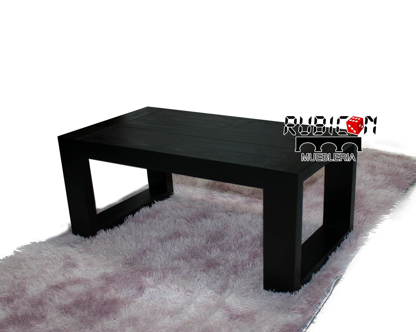 Mesa de centro de madera sólida de pino Mod. Midas