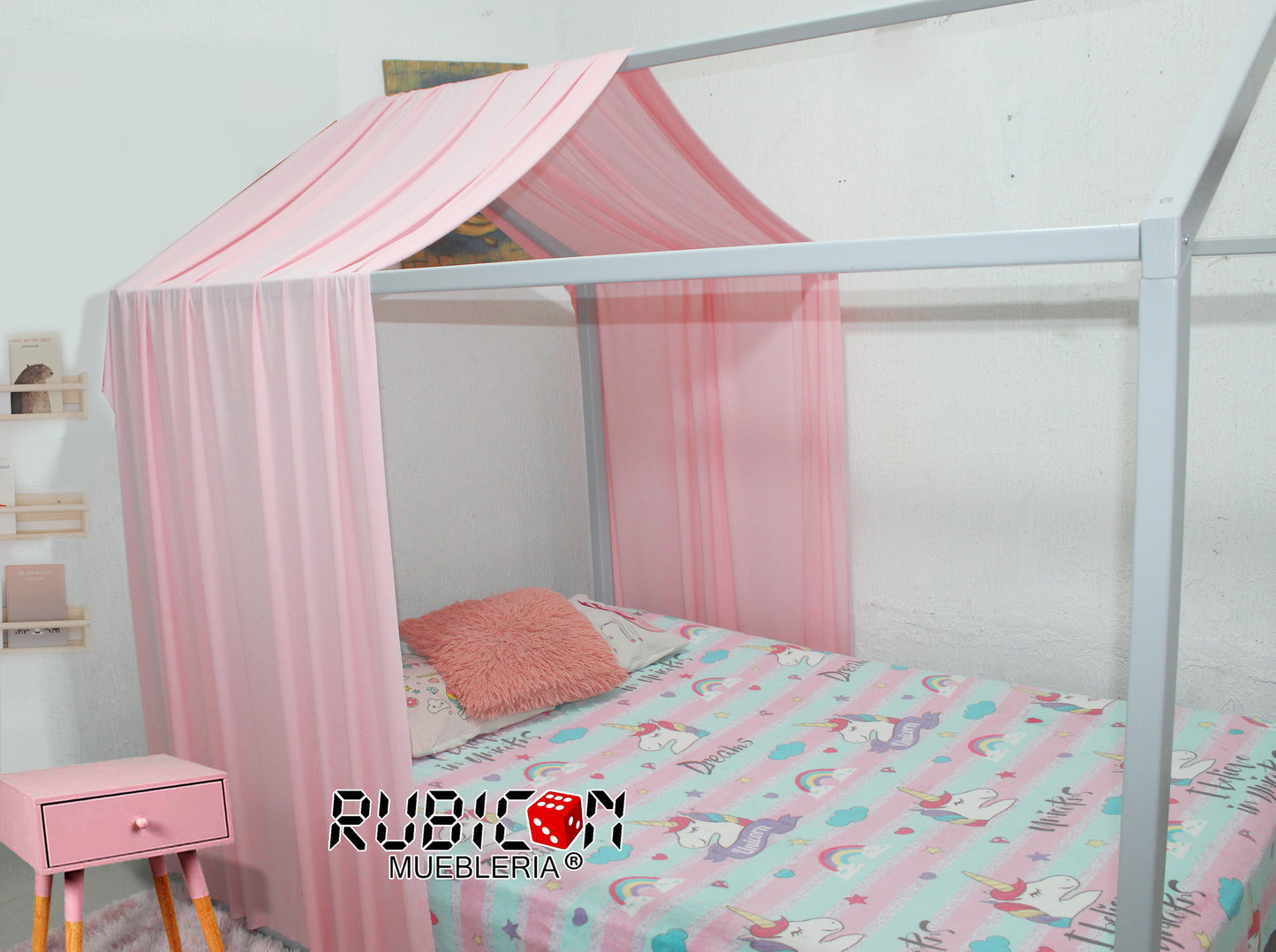 Cama casita Montessori de madera infantil Tipi + vendida