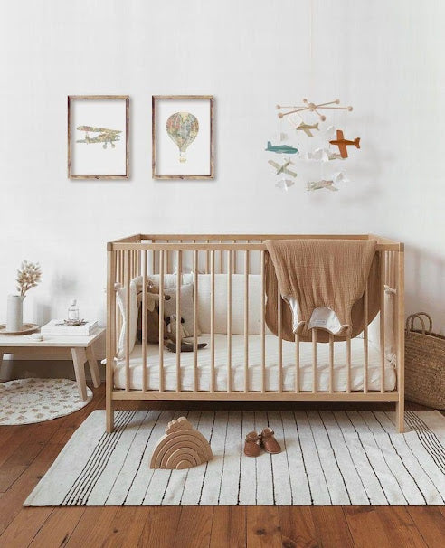 Cuna Montessori Convertible De Madera Cama infantil colecho mod. SAFARI