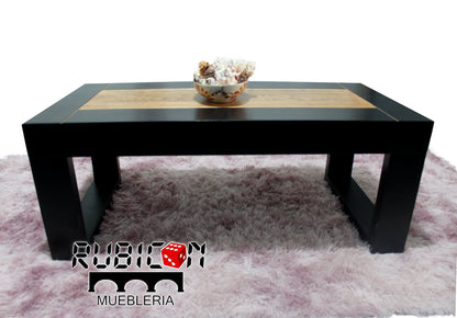 Mesa de centro de madera sólida de pino Mod. Midas