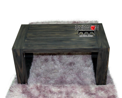 Mesa de centro de madera sólida de pino Mod. Midas