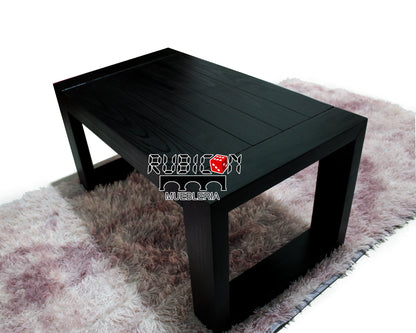 Mesa de centro de madera sólida de pino Mod. Midas
