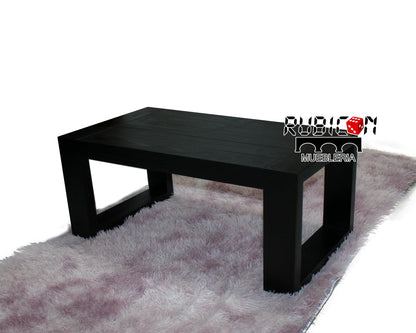 Mesa de centro de madera sólida de pino Mod. Midas