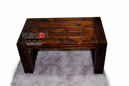 Mesa de centro de madera sólida de pino Mod. Midas