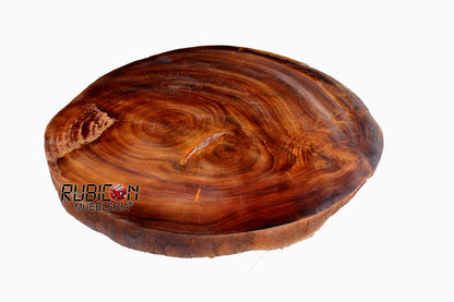Liquidación Rodaja Madera De Parota para mesa de centro o comedor
