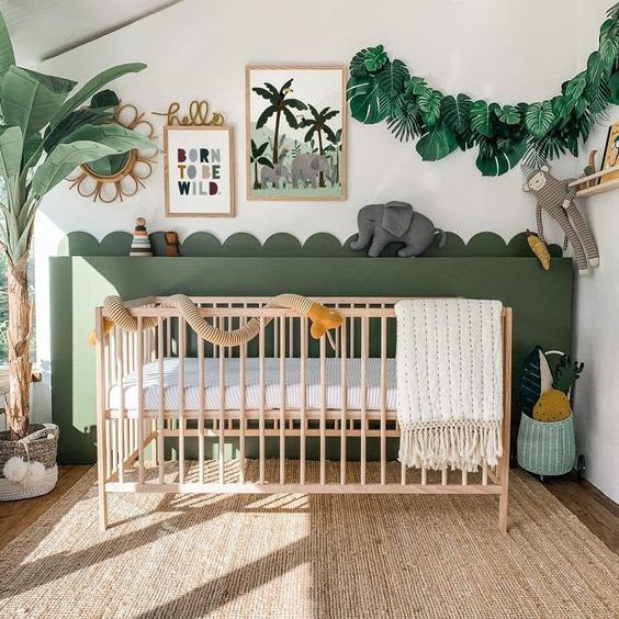 Cama Montessori casita de sueños con barandales de madera recamara
