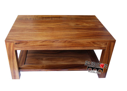 Mesa de centro mod. Lady en madera de parota