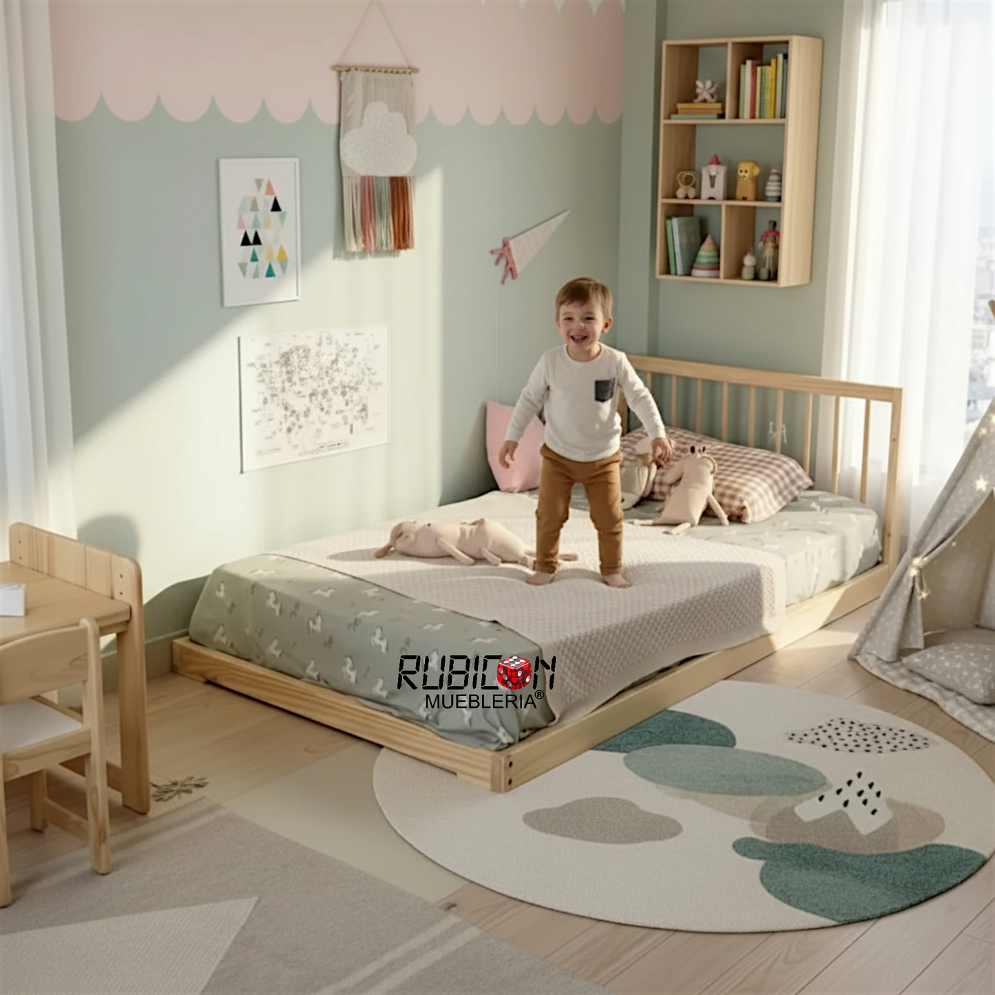 Cama Montessori Evolutiva crece con tu pequeño