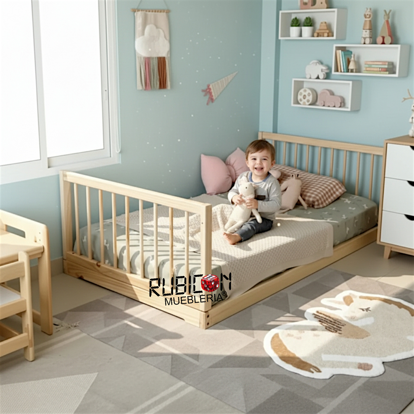 Cama Montessori Evolutiva crece con tu pequeño